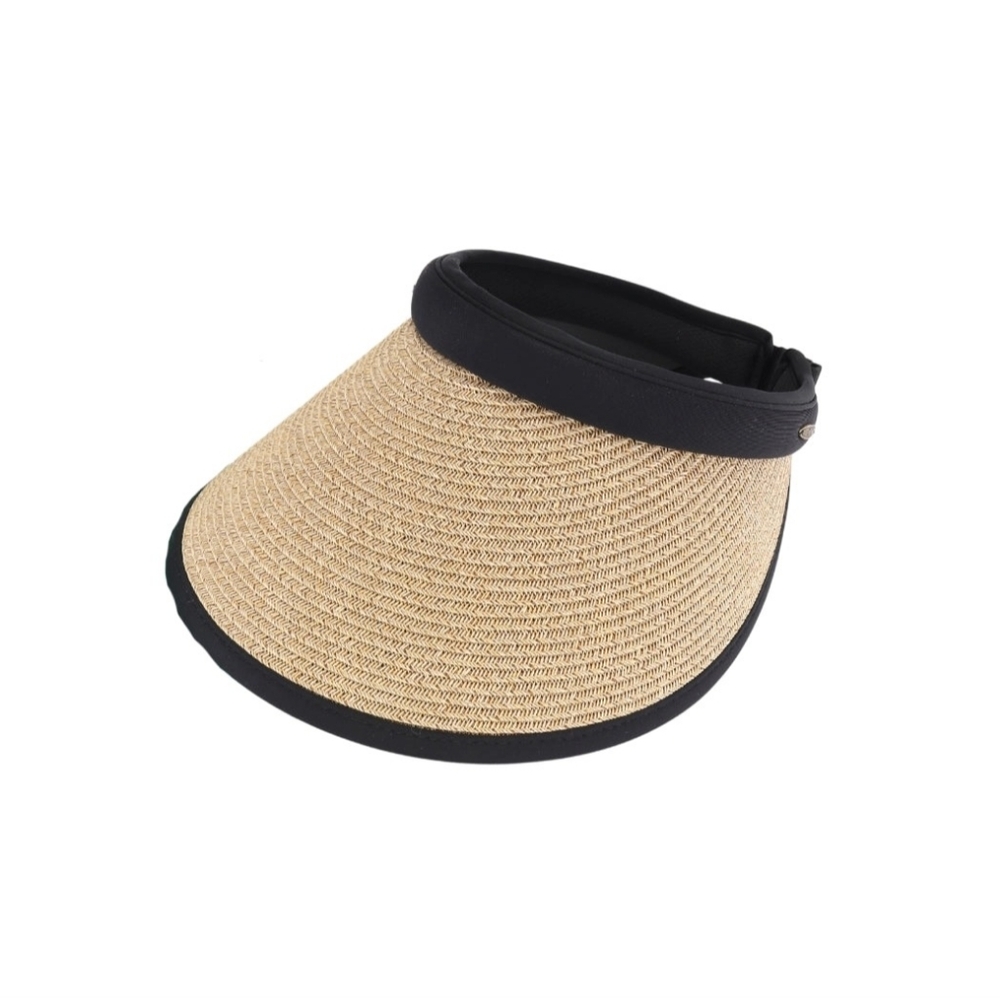 #850 Fabulous Stylish Adjustable Straw Visor Sunhat